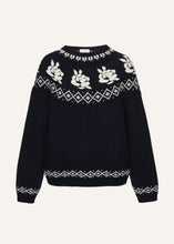 Load image into Gallery viewer, AW25 KNITWEAR 18 SWEATER NAVY