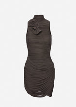Load image into Gallery viewer, RE26 DRESS 36 BROWN