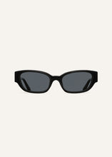 Load image into Gallery viewer, &#39;I need a holiday&#39; sunglasses in black crystals
