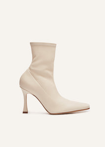 AW23 ANKLE BOOTS LEATHER CREAM