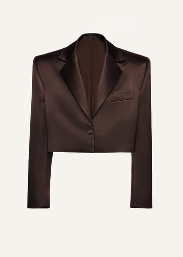 AW23 BLAZER 04 BROWN
