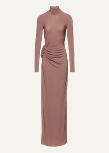 AW23 DRESS 19 BROWN