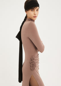 AW23 DRESS 19 BROWN