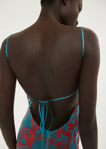 AW23 DRESS 21 BLUE PRINT