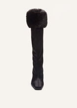 Load image into Gallery viewer, AW23 HIGH BOOTS FAUX FUR BLACK
