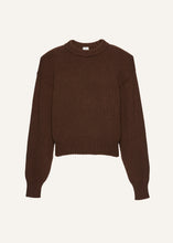 Load image into Gallery viewer, AW23 KNITWEAR 09 SWEATER BROWN

