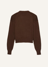 Load image into Gallery viewer, AW23 KNITWEAR 09 SWEATER BROWN
