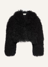 Load image into Gallery viewer, AW23 LEATHER 02 SHEARLING JACKET BLACK
