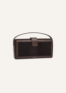 Apolonia bag in brown pony hair