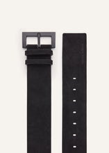 Load image into Gallery viewer, AW24 BELT 01 BLACK SUEDE
