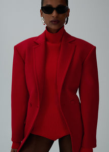 AW24 BLAZER 03 RED