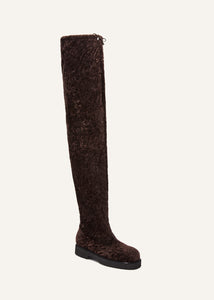 AW24 BOOTS LONG BROWN