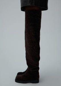 AW24 BOOTS LONG BROWN