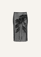 Load image into Gallery viewer, AW24 CROCHET 02 SKIRT BLACK
