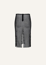 Load image into Gallery viewer, AW24 CROCHET 02 SKIRT BLACK
