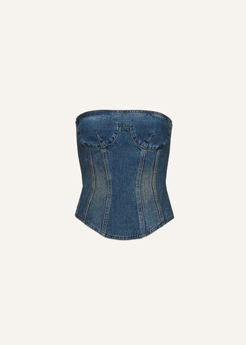 AW24 DENIM 03 TOP BLUE