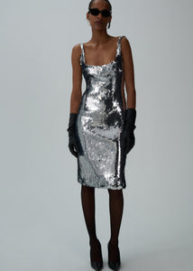 AW24 DRESS 17 SILVER