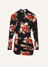 Load image into Gallery viewer, AW24 DRESS 24 BLACK PRINT
