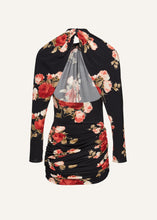 Load image into Gallery viewer, AW24 DRESS 24 BLACK PRINT
