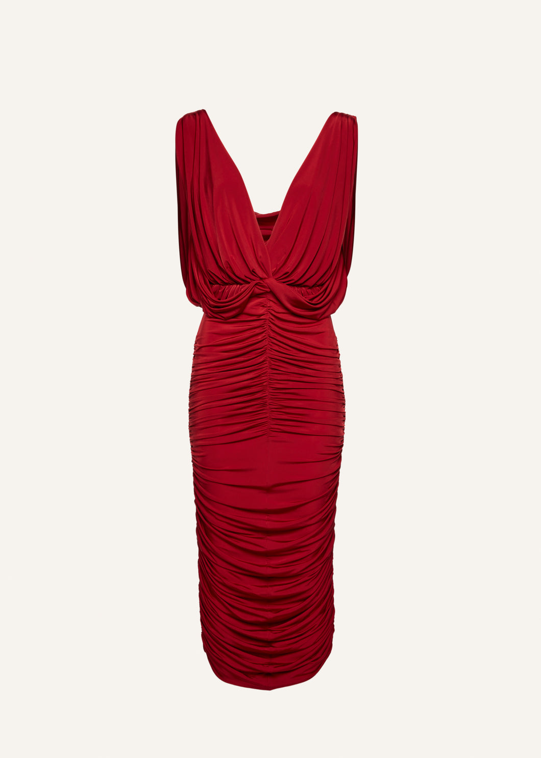 AW24 DRESS 27 RED