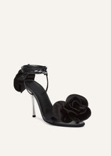 Load image into Gallery viewer, AW24 FLOWER SHOES LEATHER BLACK
