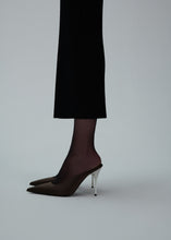 Load image into Gallery viewer, AW24 HIGH MULES SATIN BROWN
