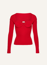 Load image into Gallery viewer, AW24 KNITWEAR 06 TOP RED
