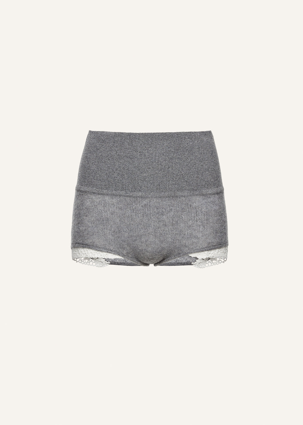 AW24 KNITWEAR 10 SHORTS GREY