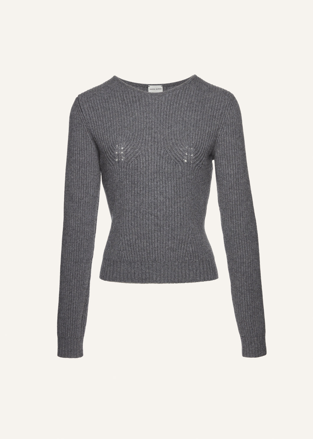 AW24 KNITWEAR 11 SWEATER GREY