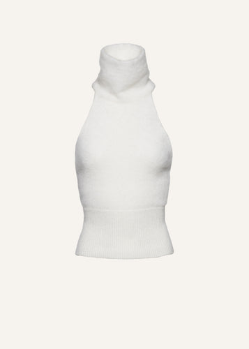 AW24 KNITWEAR 14 TURTLENECK WHITE