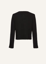 Load image into Gallery viewer, AW24 KNITWEAR 18 CARDIGAN BLACK
