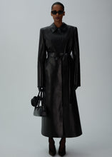 Load image into Gallery viewer, AW24 LEATHER 03 COAT BLACK
