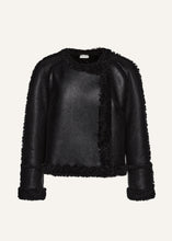 Load image into Gallery viewer, AW24 LEATHER 08 SHEARLING BLACK
