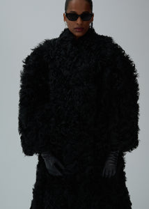 AW24 LEATHER 09 SHEARLING BLACK