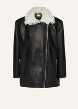 Load image into Gallery viewer, AW24 LEATHER 12 JACKET BLACK
