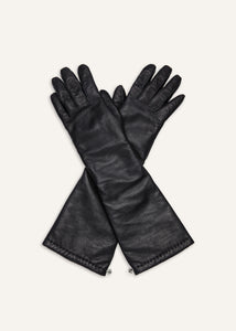 AW24 LEATHER 14 GLOVES BLACK