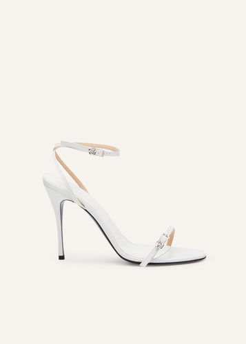 AW24 SANDALS LEATHER WHITE