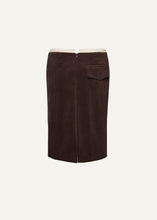 Load image into Gallery viewer, AW24 SKIRT 01 BROWN
