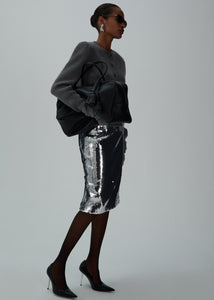 AW24 SKIRT 05 SILVER