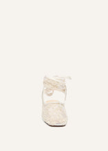 Load image into Gallery viewer, AW25 BALLET FLATS LACE WHITE
