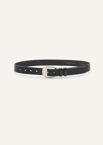 AW25 BELT 04 BLACK SUEDE