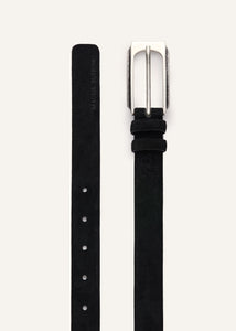 AW25 BELT 06 BLACK SUEDE
