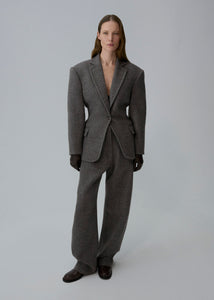 AW25 BLAZER 01 GREY