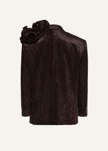 AW25 BLAZER 02 BROWN