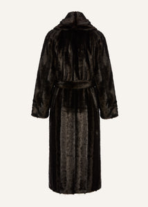 AW25 COAT 09 BROWN