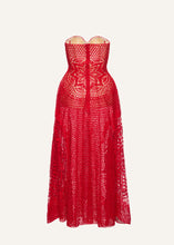 Load image into Gallery viewer, AW25 CROCHET 02 DRESS RED
