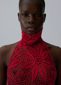 AW25 CROCHET 05 TOP RED