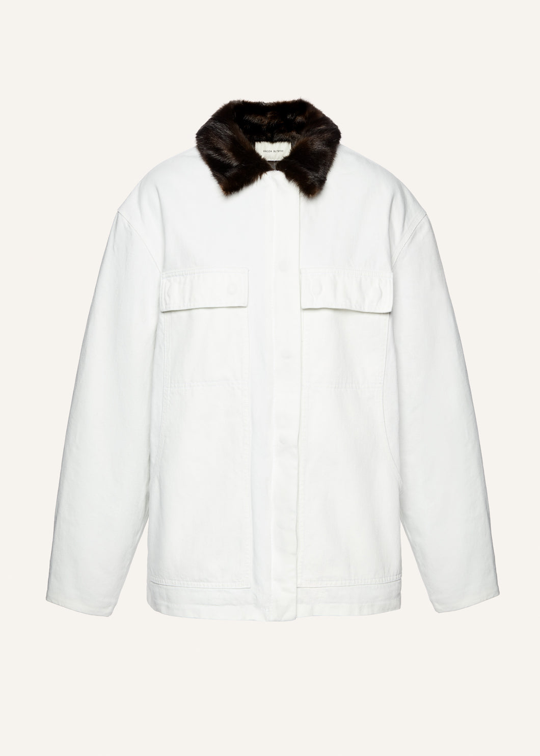 AW25 DENIM 01 JACKET WHITE