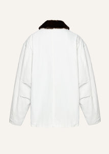 AW25 DENIM 01 JACKET WHITE