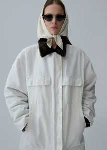 AW25 DENIM 01 JACKET WHITE